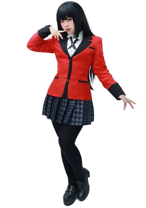 PRICES MAY VARY. PACKAGE INCLUDE: cosplay Jacket, white shirt, plaid skirt, necktie. MATERIAL: polyester, smooth and skin friendly. FUNCTION: uniform for anime fans group cosplay, comic con. Also great for daily wear. DESIGN: Women's red anime cosplay uniform with many buttons and decorations, hand washing is recommended. OCCASION: Great for cosplay, comic con, dressing up or daily wear. PACKAGE INCLUDE: anime Jacket, shirt, skirt, necktie. MATERIAL: polyester. FUNCTION: anime costume for group Anime Cosplay Halloween Costumes, Yumiko Cosplay, Anime Costumes Ideas, Anime To Cosplay, Cute Outfits Anime, Cold Weather Halloween Costumes, Cosplay Ideas Women Anime, Cosplay Anime Outfits, Halloween Cosplay Women