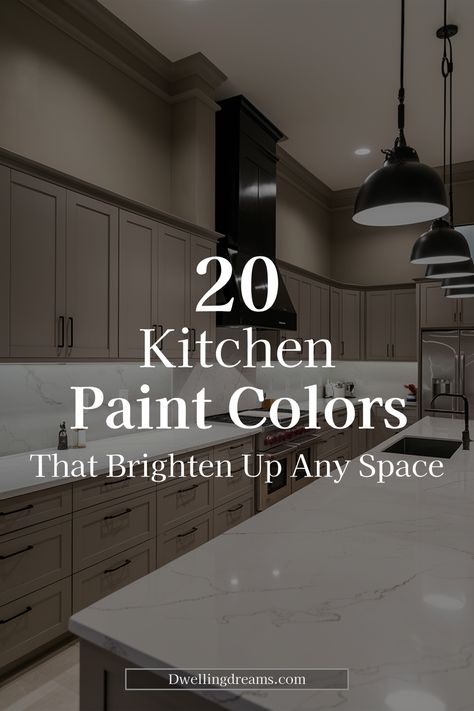 Not sure which color to choose for your kitchen walls or cabinets? These tried-and-true shades have stood the test of time and remain popular in modern kitchen design. Whether you're planning a kitchen remodel, upgrading your countertops, or enhancing your kitchen island decor, these colors will create a timeless and inviting atmosphere. Get inspired by these classic kitchen color ideas today! Small Kitchen Paint Colors Ideas, Small Kitchen Paint Colors, Maximize Small Kitchen, Best Kitchen Paint Colors, Japandi Bathroom Design, Modern Kitchen Decor Ideas, Small Kitchen Spaces, Kitchen Color Ideas, Modern Kitchen Decor