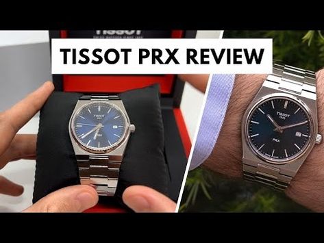 In this video, we're reviewing the 40-mm Tissot PRX quartz watch with navy blue dial. If you're interested in buying this Tissot watch model and would love to know more about it, check out our detailed review of the timepiece. Watch fan? Join the community by subscribing to our YouTube channel & check out our vinta Tissot Prx Quartz, Tissot Prx Powermatic 80, Tissot Watches, Watch Review, Watch Videos, Watch Model, The Community, Quartz Movement, Quartz Watch