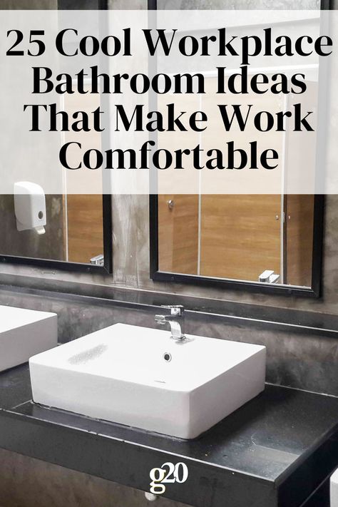 The best workplace bathroom ideas include using calming paint colors, having extra amenities and features, and more! Workplace Bathroom, Calming Paint Colors, Job Seeker, Career Advice, Bathroom Ideas, Paint Colors, Good Things, Paint, Paint Colours