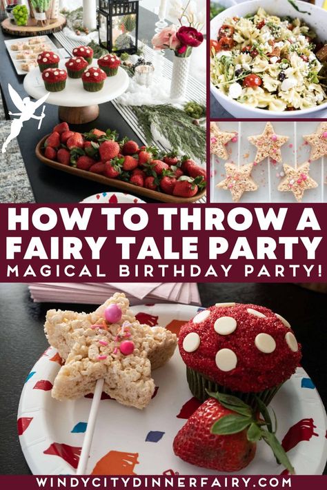 Fairytale Baby Shower Theme, Fairytale Party Theme, Fairy Tale Decor, Fairy Party Food, Fairy Tale Party, Fairytale Birthday Party, Fairytale Food, Fairytale Baby Shower, Enchanted Forest Birthday