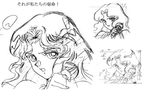 Animation Sketch | Bishoujo Senshi Sailor Moon, 1994, TOEI Animation Moon Animation, Neptune Planet, Manga Reference, Powerpuff Girls Characters, Naoko Takeuchi, Human Anatomy Drawing, Animation Sketches, Sailor Neptune, Sailor Moon Manga