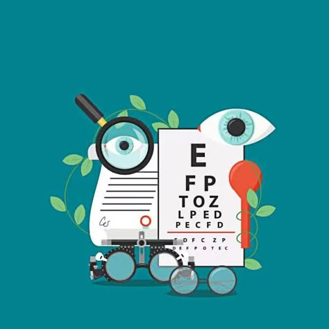 Eye Health Facts, Eye Test Chart, Painting Logo, Lab Logo, Tiffany Art, Black Background Wallpaper, Wall Paint Designs, Flat Illustration, Web Banner