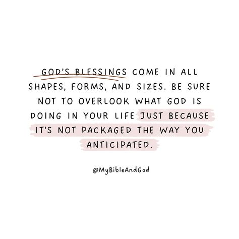 “Blessings show up in many different forms. Don’t ever second guess God’s reasoning.” – Unknown 👉 “For my thoughts are not your thoughts, neither are your ways my ways,” declares the Lord. “As the heavens are higher than the earth, so are my ways higher than your ways and my thoughts than your thoughts.” (Isaiah‬ ‭55‬:‭8‬-‭9‬ ‭NIV) 👉 And my God will meet all your needs according to the riches of his glory in Christ Jesus. (Philippians‬ ‭4‬:‭19‬ ‭NIV) 👉 Every good and perfect gift is from a... My Ways Are Not Your Ways Verse, Biblical Relationship, Every Good And Perfect Gift, Honey Suckle, Isaiah 55, Christian Verses, Self Healing Quotes, Spiritual Truth, Inspirational Prayers