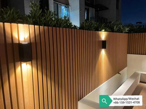 outdoor solid europe warehouse privacy wpc waterproof exterior picket wood grain fencing - AliExpress Panel Fence Ideas, Wpc Fence, Steel Fence Panels, Garden Wood, Garden Fence Panels, Composite Fence, Steel Fence, Wood Plastic Composite, Fence Panel