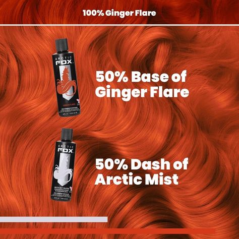 Arctic Fox Copper, Copper Formula, Orange And Black Hair, Boxed Hair Color, Hair Color Swatches, Hair Color Formulas, Beautiful Hair Color, Arctic Fox, Color Swatches