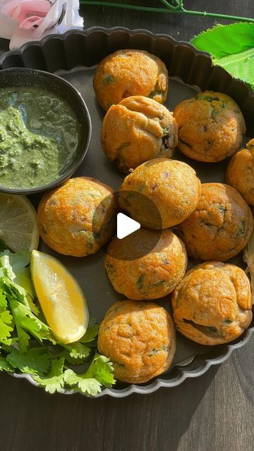 Anita Katyal on Instagram: "Bihari Dal Pakora ( non fried ) 

High protein snack episode 2 

This is Bihari recipe and mum used to make this on weekend . With leftover pakoras we used to make sandwich with tomato sauce and mint chutney . You must try this as it is so so good 😊 

Ingredients

1 cup Masoor Dal ( Red lentils)
5-6 garlic cloves ( around 2tbsb )
1/2 inch ginger 
2 green chillies 
6 tbsb water 
Salt as per taste 
3 tbsb rice flour
1/2 cup fine chopped onion
1/2 tsp dhaniya powder ( coriander )
Cilantro leaves 
A pinch of baking soda ( optional )

Instructions 

Wash and soak the dal overnight 
Drain the water . Add soaked dal in blender with ginger garlic and chillies .Blend with little water ( I used around 6 tbsb)
Add salt , dhaniya powder , chopped onion , cilantro leaves an Leftover Dal Recipes, Paniyaram Recipes, High Protein Snack, Mint Chutney, Red Lentils, Protein Snack, Dal Recipe, Red Lentil, High Protein Snacks