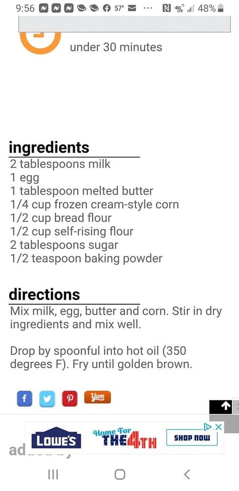 Old Mill Corn Fritters Recipe, Corn Fritters Recipe, Corn Fritter, Freeze Cream, Corn Fritter Recipes, Cream Style Corn, Fritters Recipe, Corn Fritters, Fritter Recipes