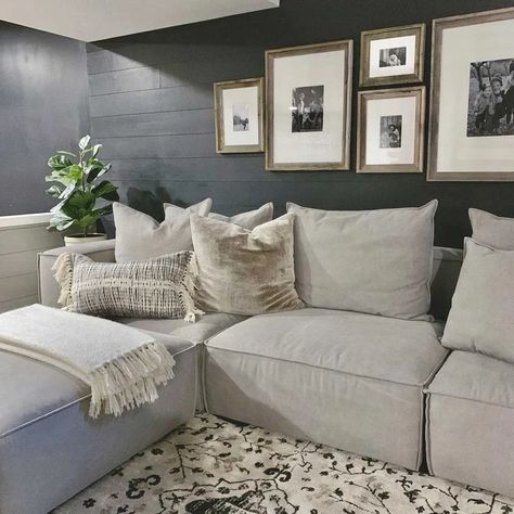 Basement Gray Paint Colors, Best Basement Paint Colors, Basement Color Schemes, Basement Wall Colors, Basement Family Rooms, Basement Paint, Basement Colors, Basement Paint Colors, Basement Painting