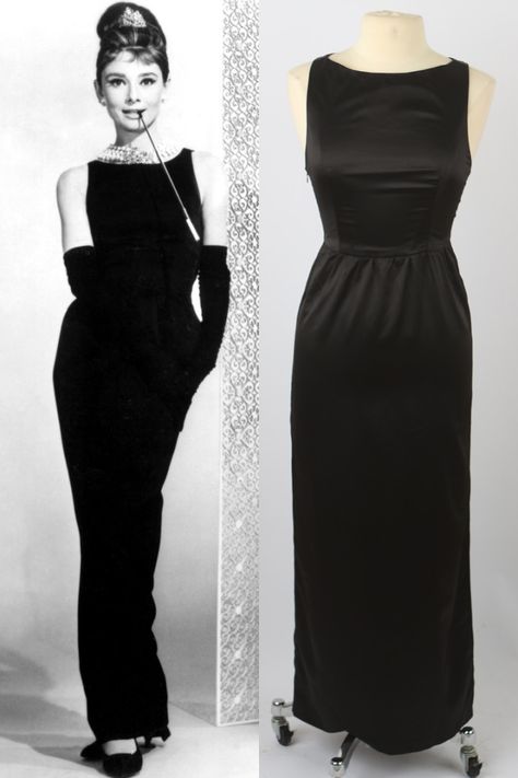 Fans of #Audrey #Hepburn Prefer These Exclusive Designs Holly Golightly Black Dress, Audrey Hepburn Black Dress, Audrey Hepburn Givenchy, Breakfast At Tiffany's Dress, Breakfast At Tiffany's Costume, Audrey Hepburn Costume, Audrey Hepburn Breakfast At Tiffanys, Tiara Necklace, Holly Golightly