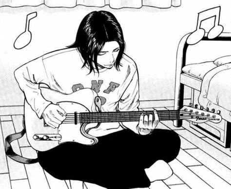 Guitar Manga, Manga Guitar, Japon Illustration, Gothic Anime, Beck, Manga Pages, Arte Sketchbook, Anime Music, Art Reference Poses