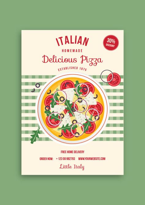 Pizza Graphic Design, Pizza Festival, Pizza Flyer, Pasta Menu, Heart Pizza, Pizza Poster, Pizza Branding, Pizza Logo, Menu Flyer