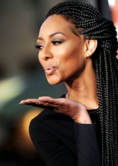 Bob Box Braids Styles, Faux Loc, Keri Hilson, Blonde Box Braids, African American Braids, Long Box Braids, Try On Hairstyles, American Hairstyles, Micro Braids