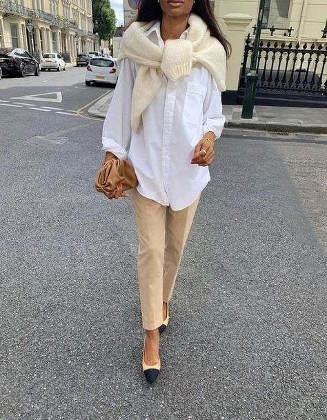 Wardrobe Wednesday: Recreating Pinterest Outfits - MY CHIC OBSESSION Best White Shirt, Long White Blouse, Chique Outfit, White Shirt Outfits, White Button Down Shirt, Spring Fashion Trends, Pinterest Outfits, White Button Down, Mode Inspo