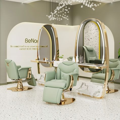 #barbersarehiphop #barbersalon #salon #salondesign #salonfurniture #saloninspo #saloninspiration #salonsdirect #salón #salonline #decor #decoration #decorationinterieur #interiordesign #interior #storedesign #storedecor #inspiration #storestyle #stylingchair #baber #barberlove #hair #hairstyle #hairsalon #hairstore #trending #trendingreels #trendingnow Green Salon Chair, Green Salon, Interior 2024, Hair Saloon, Barbershop Design, Polo Shirt Design, Spa Ideas, Salon Chairs, Salon Equipment