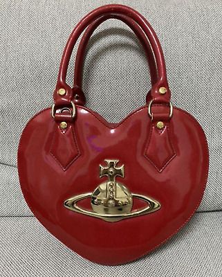 Auth Vivienne Westwood Red Heart shape Orb Motif Bag Enamel Used Japan F/S Exc+ | eBay Vivienne Westwood Bag, Lizzie Hearts, Vivienne Westwood Bags, Fashion Student, Instagram Paris, The Vivienne, Fancy Bags, Pretty Bags, Mode Inspo