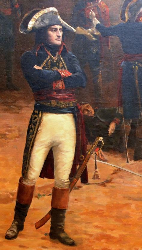 Napoleon about to set of into the Mediterranean sea to get to Egypt Napoleon Josephine, Man In Uniform, French Military, Battle Of Waterloo, Napoleon Bonaparte, French History, 15 August, French Empire, Military Uniforms