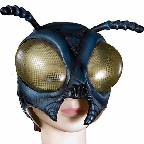 Forum Novelties Men's Fly Mask, Multi Colored, One Size Forum http://smile.amazon.com/dp/B0041HJXOM/ref=cm_sw_r_pi_dp_5ItTwb1XXX7JQ Insect Mask, Insect Costume, Ant Costume, Fly Costume, Alien Mask, Bug Costume, Grasshoppers, Head Mask, Halloween Costume Accessories