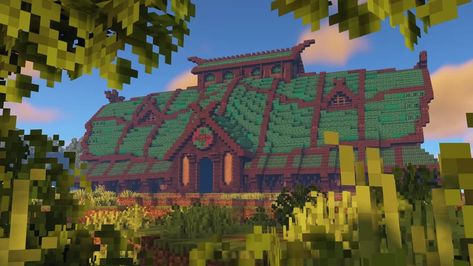 Viking Longhouse, Taking Things Slow, Viking House, Viking Village, Nordic House, Cute Minecraft Houses, Minecraft Map, Minecraft Inspo, Minecraft Architecture