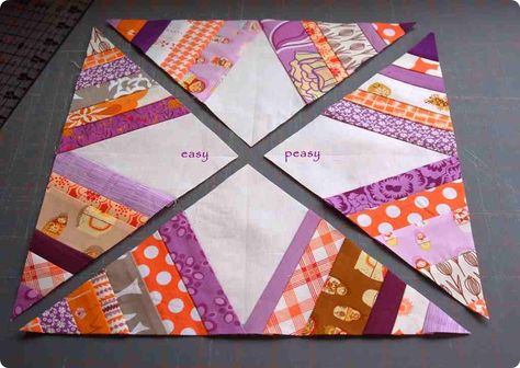 Spider Web Quilt, Strip Quilting, Big Block Quilts, String Quilt, String Quilts, Quilt Block Tutorial, Strip Quilts, Quilts Ideas, Foundation Paper Piecing