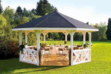 Free Standing Pergola, Gazebo Plans, Wooden Gazebo, Pergola Design, Backyard Gazebo, Backyard Pavilion, Wooden Pergola, Gazebo Pergola, Outdoor Gazebos