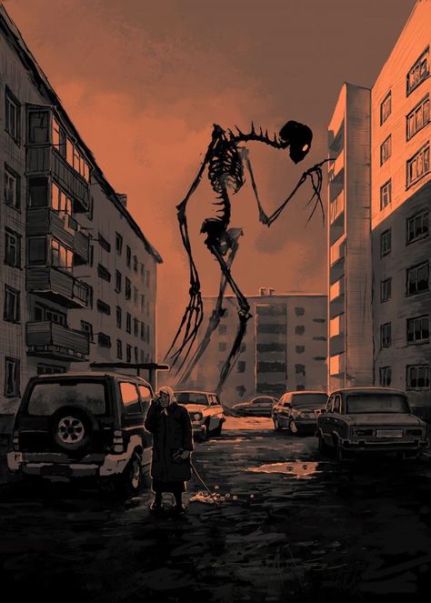 Boris Groh, Nightmares Art, Arte Peculiar, رعب نفسي, Dreams And Nightmares, A Skeleton, Dark Art Illustrations, Scary Art, Wow Art