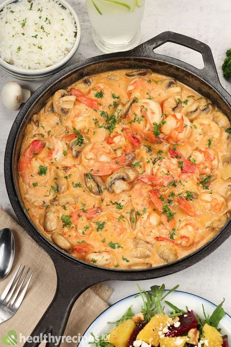 Shrimp Newburg Recipe: Crisp Shrimp in a Rich, Decadent Sauce Seafood Newburg Recipe, Shrimp Newburg, Seafood Newburg, Classic Marinara Sauce, Shrimp Marinara, Marinara Recipe, Seafood Entrees, Scampi Recipe, Interesting Story