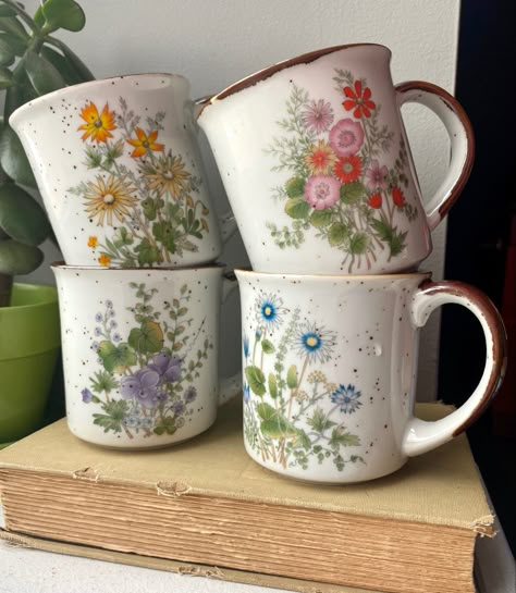 Cottagecore Tea Aesthetic, Whimsical Pottery Mugs, Cottagecore Cookware, Cottage Core Mug, Cottagecore Plates, Cottagecore Gift Ideas, Cottagecore Products, Cottagecore Ceramics, Cottagecore Boho Aesthetic