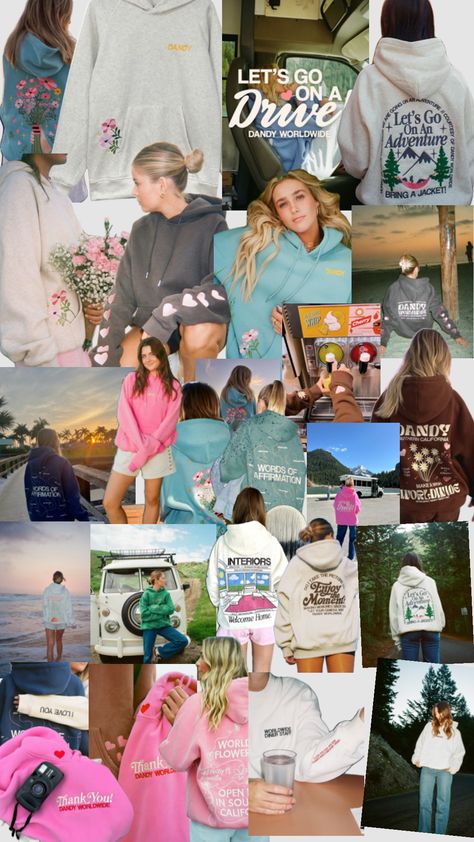 More cute hoodies❤️ dandy worldwide!! #cutehoodies #dandyworldwide #preppy Dandy Hoodie, Dandy Worldwide, Cute Hoodies, Downtown Outfits, Words Of Affirmation, Hoodie Outfit, Cute Everyday Outfits, Dandy, Cute Casual Outfits