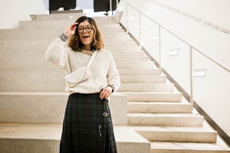 A Week of Outfits: Erica Allen-Kim | A Cup of Jo Erica Kim, A Week Of Outfits, Kim Style, Week Of Outfits, Uniqlo Heattech, Lose A Stone, Cup Of Jo, Assistant Professor, Winter Apparel