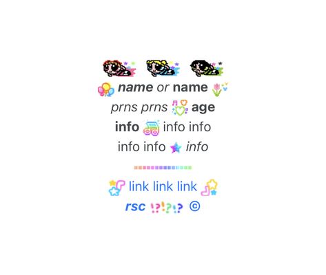 Rentry Inspo Rainbow, Rentry Templates Free, Simple Rentry, Blossom Buttercup Bubbles, Carrd Inspo Template, Bubbles Cartoon, Powerpuff Girls Blossom, Rentry Ideas, Rentry Inspo