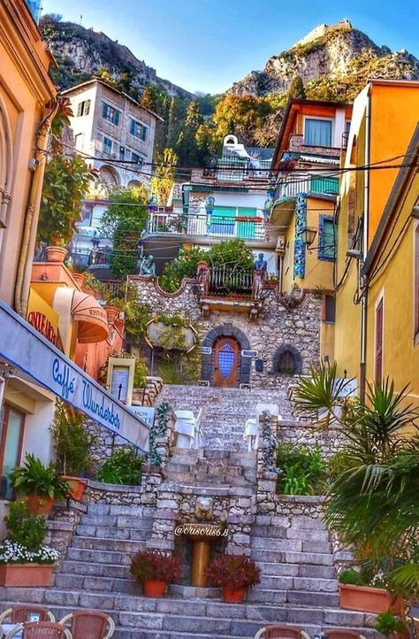 Lovely Italy | Taormina, Sicily | Facebook Sicily Italy Aesthetic, Italia Aesthetic, Taormina Sicily Italy, Messina Sicily, Taormina Sicily, Italy Aesthetic, Sicily Italy, Messina, Dreamy Art