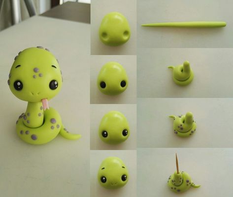 Simple Clay Ideas Step By Step, Plastalina Modeling Clay Ideas, Clay Sculpture Easy Ideas, Fimo Clay Ideas Step By Step, Diy Clay Figures Easy, Simple Air Clay Ideas, Polymer Clay Crafts Animals, Polymer Clay Ideas Animals, Polymer Clay Animals Easy Step By Step