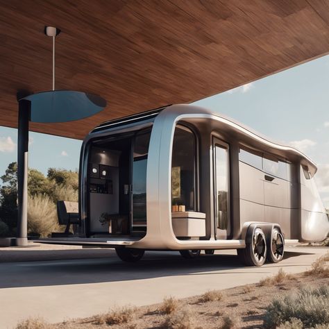 Experience Sustainable Camping with the Electric RV of the Future: The Transformer House!

#electricRV #sustainablecamping Futuristic Camper Van, Electric Motors, Usa News, Entertainment System, Electric Vehicle, Tiny House On Wheels, Electric Motor, Modular Design, House On Wheels