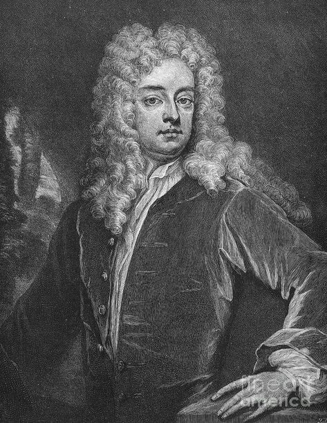 1 May 1672 – 17 June 1719: Joseph Addison: "There is no greater sign of a general decay of virtue in a nation, than a want of zeal in its inhabitants for the good of their country." Addison Photos, Joseph Addison, Sir Isaac Newton, Prince Of Orange, 25th December, 1 May, Royal Society, Isaac Newton, British Heritage