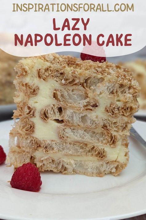 European Cakes, Napoleon Cake, Nurse Cake, Nursing Cake, Homemade Snickers, Baked Desserts, Fabulous Cakes, Easy No Bake Desserts, Easter Desserts