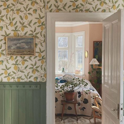 Get inspired with the absolute masters of rustic British design - Morris & Co. Quintessentially British and certified countryside & cottagecore home specialists. ⁠ ⁠ Crafted in UK factory, Morris & Co. wallpapers draw from original 19th-century William Morris designs in their archive. They care for the original wooden printing blocks of historic Morris & Co. patterns, so you can be assured of a truly authentic wallpaper pattern.⁠ ⁠ Create your own cosy country corner: *link in the bio*⁠ British Cottage Interior, William Morris Interior, Cottage Core Home, British Cottage, British House, William Morris Wallpaper, Cottagecore Home, Wallpaper Instagram, Maximalist Design