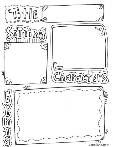 Book Report Printables - Classroom Doodles Kindergarten Book Report Template, Book Report For Kindergarten, Book Report Graphic Organizer, First Grade Book Report, Free Book Report Template, Book Report Printable, Book Project Ideas, Classroom Doodles, Story Elements Graphic Organizer