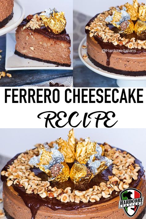 Recipes With Ferrero Rocher, Ferrero Rocher Tres Leches, Homemade Ferrero Rocher Recipes, Ferro Rocher Cheesecake, Ferrero Rocher Mini Cheesecake, Ferrero Rocher Cheesecake, Ferrero Rocher Chocolates, Fine Dining Recipes, No Bake Snacks