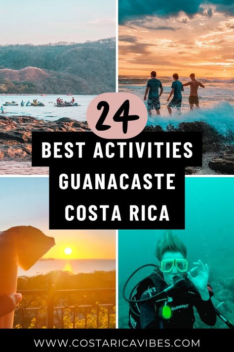 Are you looking for the best things to do in Guanacaste, Costa Rica during your vacation? The Guanacaste Province is a popular region to visit in the northwest corner of the country near the Liberia International Airport. This area is home to beautiful beaches, waterfalls, volcanoes, and so much more! Costa Rica Guanacaste Things To Do, Costa Rica Liberia Travel, Costa Rica Itinerary One Week, Costa Rica Liberia, Liberia Costa Rica, Costa Rico, Travel Caribbean, Guanacaste Costa Rica, Costa Rica Beaches