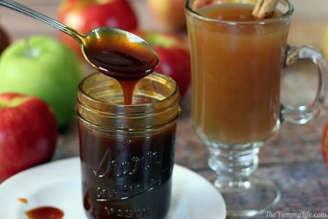 Apple Cider Syrup & Molasses (a natural sweetener) Apple Cider Syrup, Canning Recipe, Kitchen Basics, Iron Recipes, Canning Tips, Paleo Baking, Hot Cider, Cream Cheese Frosting Recipe, Calcium Vitamins