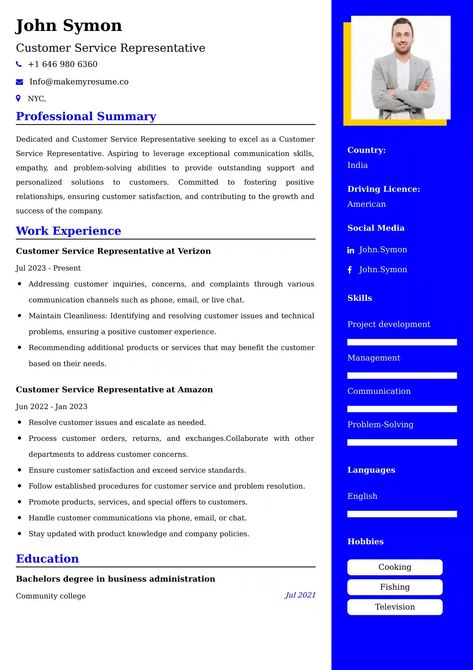 Customer Service Representative Resume Samples UK Uk Relationship, Customer Service Resume Examples, Uk Jobs, Manager Resume Examples, Customer Service Management, Customer Service Resume, Customer Service Training, Resume Guide, Best Resume Format