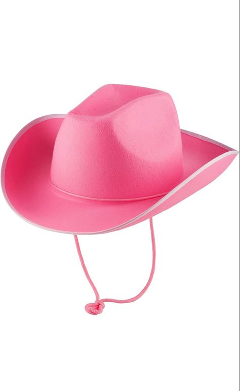 Barbie pink cowgirl hat Pink Cowboy Hat Drawing, Barbie Cowboy Hat, Space Cowboy Costume, Pink Cowgirl Hat, Neck Drawing, Felt Cowboy Hat, Pink Cowboy Hat, Pink Cowboy, Cowboy Costume