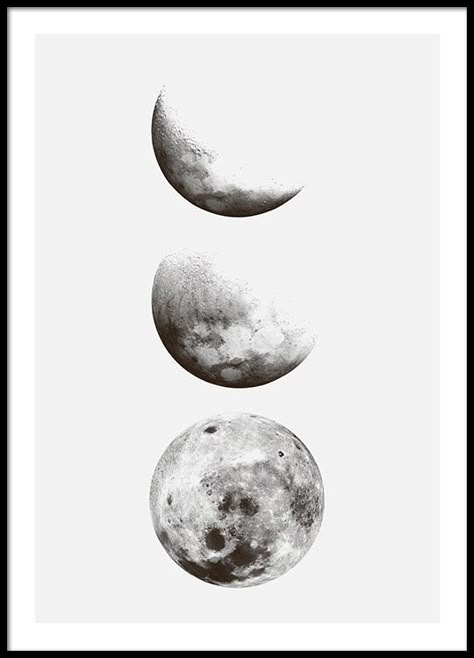 Desenio Posters, Moon Photos, Wallpaper Tumblr, Online Posters, Buy Posters, Black And White Posters, Black And White Prints, Moon Tattoo, White Art