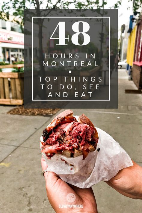 Montreal is the perfect mix of European old-world charm and North American modernity. 48 hours in Montreal may not be enough to get all this city has to offer. We selected the top things to do, see and eat to experience the best. Boston To Montreal Road Trip, Montreal Fashion Fall, Montreal In March, Montreal Restaurants Downtown, Best Things To Do In Montreal, Where To Eat In Montreal, Speakeasy Montreal, Montreal Fall Aesthetic, Weekend In Montreal