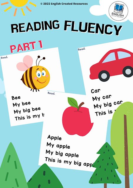 Fluent Reading Activities, Sounds In English, English Created Resources, Reading Comprehension Grade 1, English Books For Kids, Free English Worksheets, Phonics Readers, Word Family Worksheets, Teacher Book