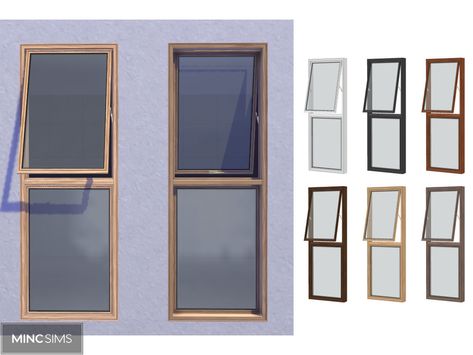 Mincsims' Meta Window V1 Open(S) Korean Apartment, Window Place, Industrial Windows, Sims 4 Black Hair, Mod Furniture, Cc Furniture, Sims 4 Bedroom, Sims 4 House Plans, Free Sims 4