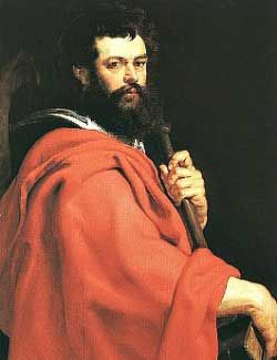 Sts. Philip and James (Feast: May 3) | Saints & Heroes | ANF Articles St James The Apostle, St James The Greater, Jan Van Eyck, Paul Rubens, Twelve Apostles, Peter Paul Rubens, Christian Traditions, Baroque Art, Saint Jacques