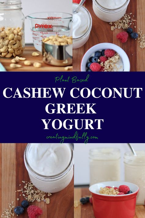 Instant Pot Coconut Yogurt, Cashew Milk Yogurt, Cashew Yogurt, Homemade Cashew Milk, Instant Pot Yogurt, Dairy Recipes, Plant Based Yogurt, Homemade Muesli, Vegan Yogurt