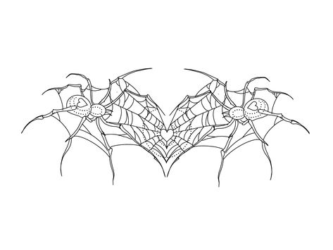 Spider Tramp Tattoo, Tramp Stamps Ideas, Spider Web Tattoo Stencil, Spiderweb Underboob Tattoo, Spiderweb Sternum Tattoo, Tattoos Stencils Outline, Swag Tattoo, Tramp Stamps, Spider Web Tattoo